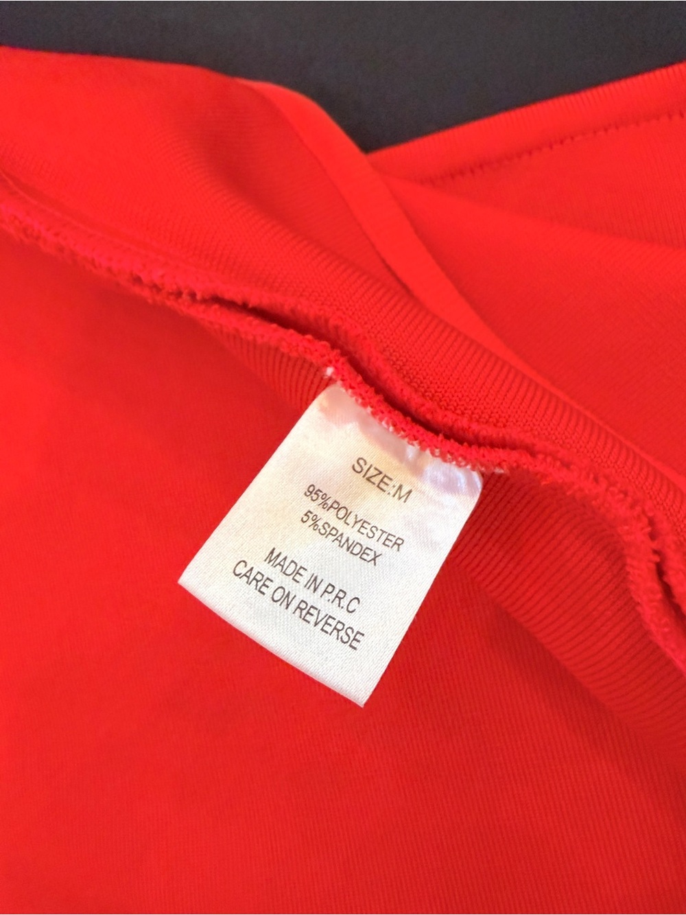 One-Shoulder Red Ruffle Midi Dress - Picture 6 of 7